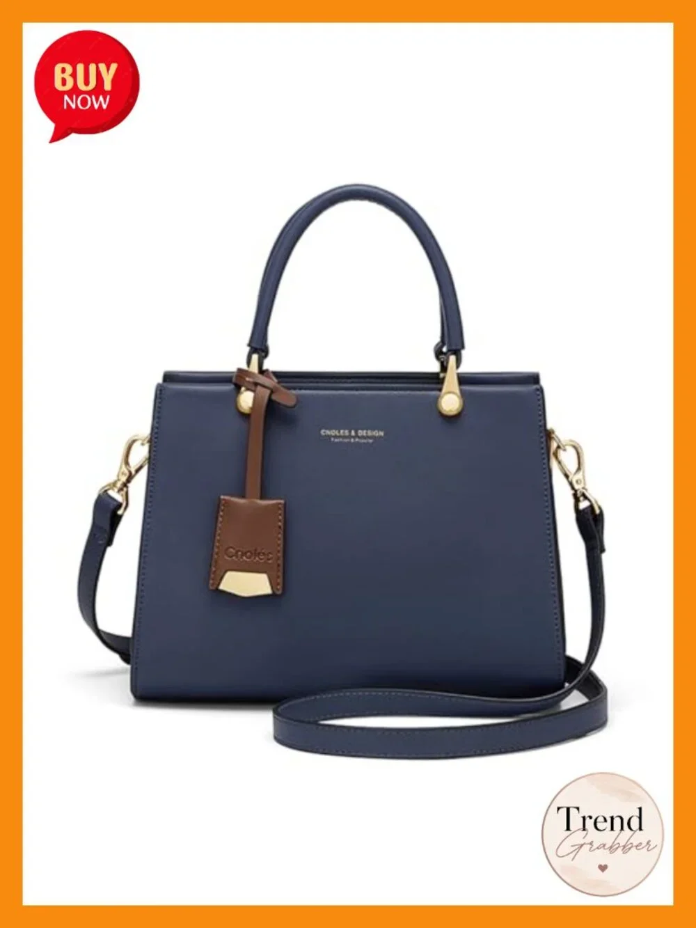 Genuine Leather Satchel Tote Bag Large Capacity Shoulder Purse